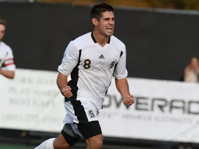 Men's Soccer Outlasts Penn in Double Overtime, 2-1 Image
