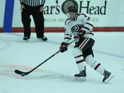Men's Hockey Charges Past Princeton, 6-3 Image