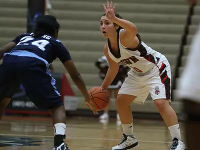 Clarke Reaches 1,000-Point Mark; Women's Basketball Outlasts Morgan State, 63-53 Image