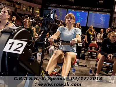 Tessa Gobbo Wins Collegiate Event At CRASH-B Indoor Rowing World Championships Image