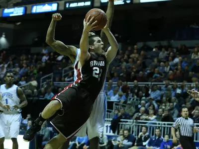 McGonagill Scores 1,000th Career Point, But Brown Falls To Penn, 71-48 Image