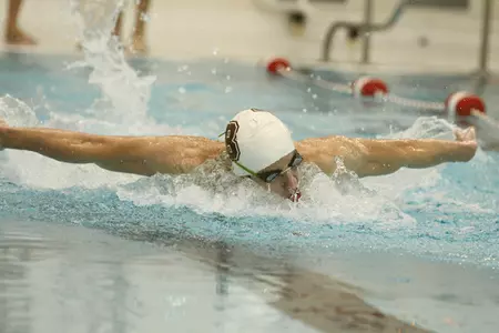 Glenn Competes in 100 Butterfly on Second Day of 2013 NCAA Division I Swimming and Diving Championships Image