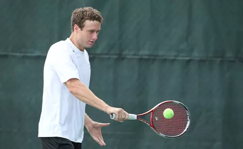 Men's Tennis Defeats Bryant, 5-2, and Boston University, 7-0 Image