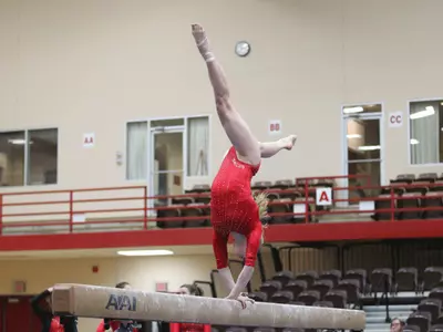 Meyer Takes Fifth on Beam at USAG Collegiate Nationals; Two Bears Earn All-American Accolades Image