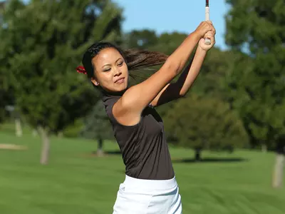 Brown Women's Sixth After Second Round Of Ivy League Golf Championship Image