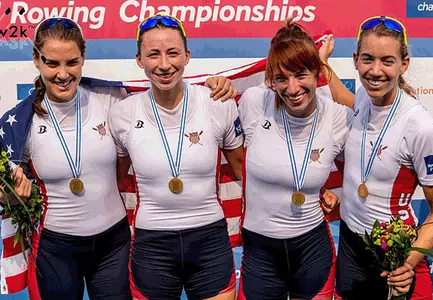 Tessa Gobbo Wins Gold in Women's Four at World Championships Image