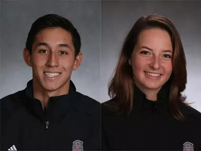 Mayfield and Gilley Earn ECAC New England Swimmer and Diver of the Week Honors Image