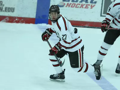 Naclerio, Lappin Lead Men's Hockey Past No. 18 Colgate, 5-2 Image