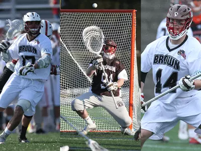 Will Swindell '15, Tim Jacob '15 and Jack Kelly '16 Named Brown Lacrosse Captains Image