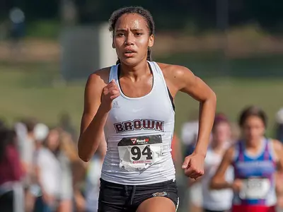 Women's Cross Country Competes at New England Championship Image