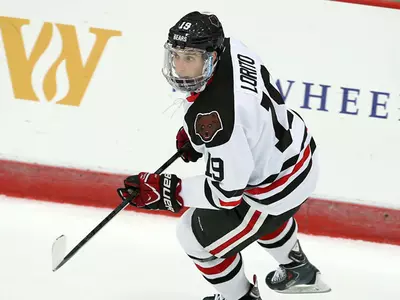 Men's Hockey Ousted at Dartmouth, 6-0 Image