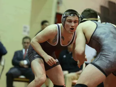 Staudenmayer Wins Weight Class to Pace Wrestling at Navy Classic Image
