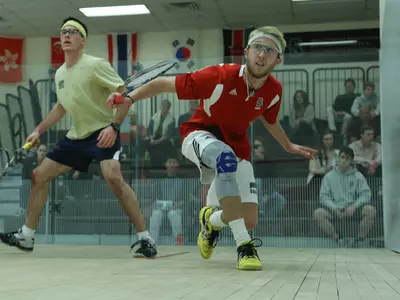 Men's Squash Opens Season WIth 8-1 WIn Over Wesleyan Image
