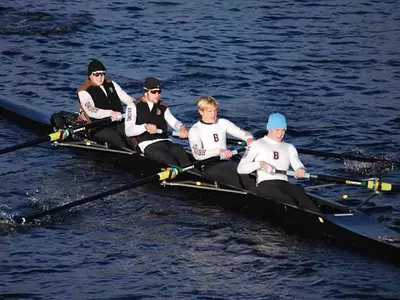 Men's Crew Competes at Foot of the Charles Image