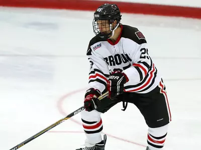 Men's Hockey Falls at Holy Cross, 5-0 Image