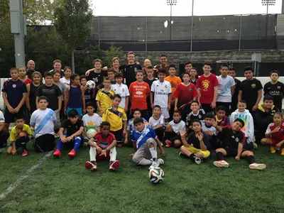 Men's Soccer Hosts Project GOAL Youth Clinic Image