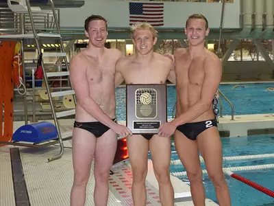 Men's Water Polo Captures CWPA Northern Division Title, Beats Harvard 9-6 Image