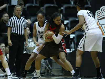 Women's Basketball Outlasts Howard, 80-68 Image