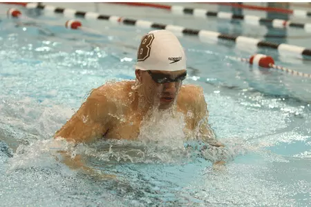 Men's Swimming and Diving Clipped by Cornell, 152-148 Image