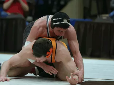 Wrestling Foiled by No. 20 Lehigh, 26-17 Image