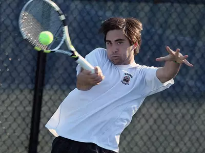 No. 65 Men's Tennis Downs Bryant, 11-0 Image