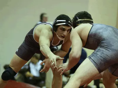 Bernstein Advances to NCAA Wrestling Championships Quarterfinals with Pair of Victories Image