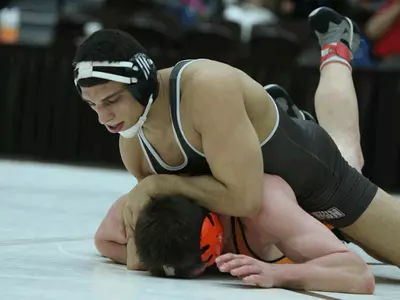 Bernstein Secures All-American Status at NCAA Wrestling Championships Image