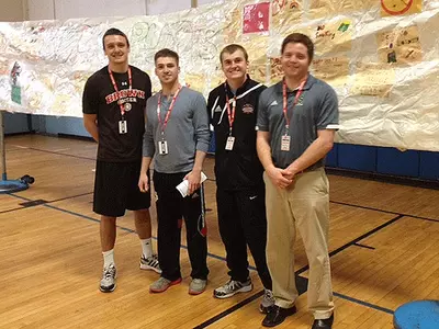 Men's Soccer Participates in Kick Butts Day Image