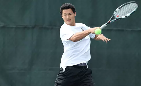 Men's Tennis Defeats #65 Buffalo, Boston University on Saturday Image