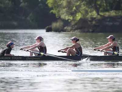 No. 1 Women's Crew Speeds to Victory over No. 11 Yale Image