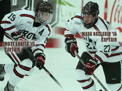 Men's Hockey Announces 2014-15 Captains, Team Awards Image