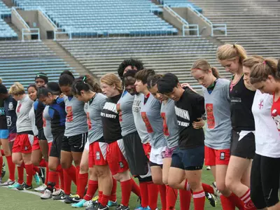 Women's Rugby Debuts with 24-15 Victory at Harvard Image