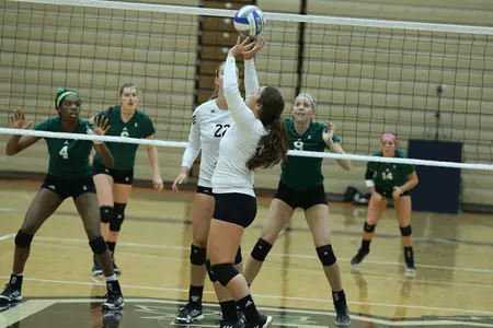 Volleyball Downed at UNH, 3-1 Image