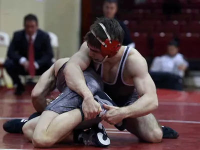 Wrestling Tops Menlo College, Falls to Stanford Image