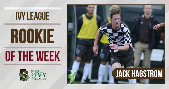 Hagstrom Tabbed Ivy League Men's Soccer Co-Rookie of the Week Image