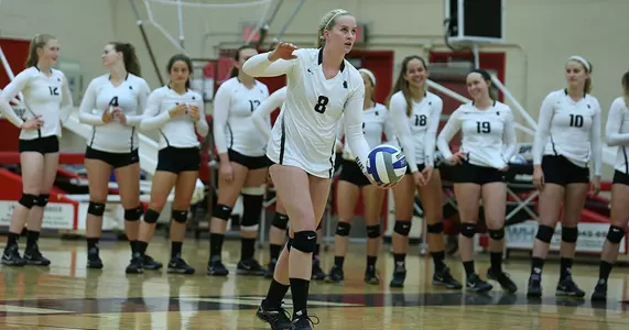 Frost, Killian Post Double-Doubles in Season Finale for Volleyball vs. Harvard Image