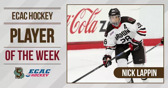 Lappin Named ECAC Hockey Player of the Week Image