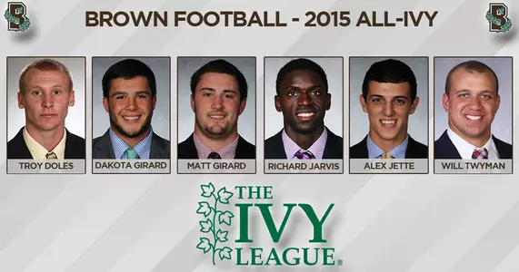 Six Bears Named To 2015 All-Ivy Football Team Image