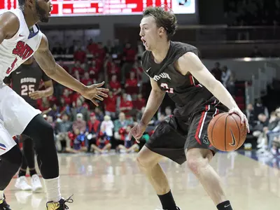 #25 SMU Fends Off Late Brown Challenge, 77-69 Image