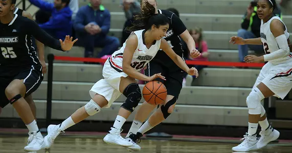 Mehta's Shooting Propels Women's Hoops Past Rhode Island, 67-63 Image