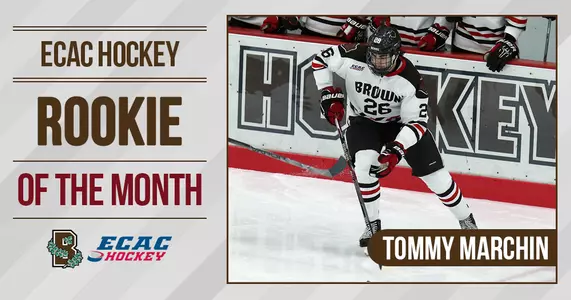 Marchin Tabbed ECAC Hockey Rookie of the Month Image