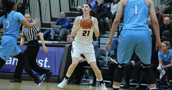 Women's Basketball Uses Second-Half Surge to Beat FDU, 63-48 Image