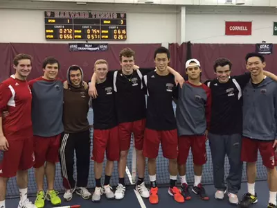 #68 Men's Tennis Upsets #51 Penn at ECAC Quarterfinals, 4-3 Image