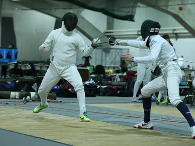 Fencing Completes Competition at Day One of Ivy Round-Robins Image