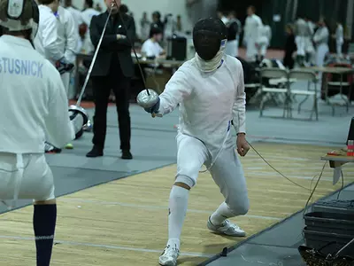 Jones Shares Men's Epee Title, Fencing Teams Each Beat Yale at Ivy Round-Robins Image