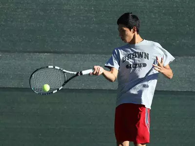 #67 Men's Tennis Topples Stetson, 4-1 Image