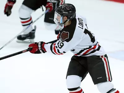 Men's Hockey Drops Game One at Harvard, 6-2 Image