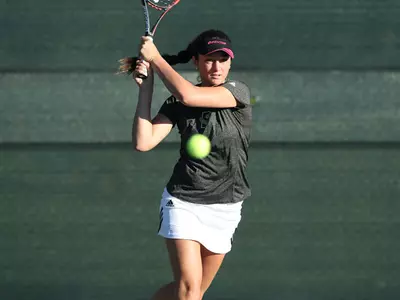 #65 Women's Tennis Edged By #35 Dartmouth, 4-3 Image