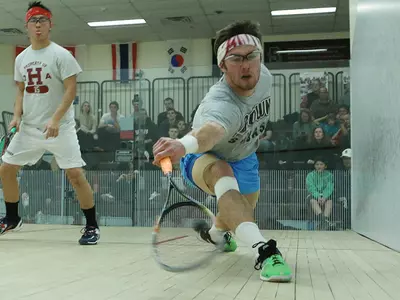 Men's and Women's Squash Compete In CSA Individuals Image