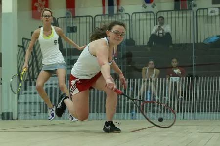 #12 Brown Women's Squash Takes Thrilling 5-4 Win Over George Washington; Beats Mt. Holyoke Image